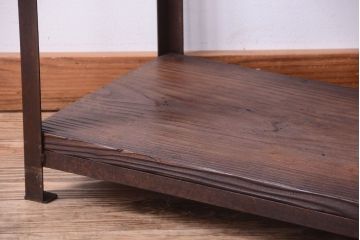 ラフジュ工房オリジナル　シンプルなアイアンラック(中)(2)