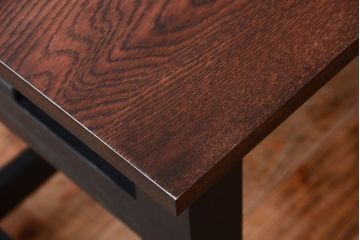 アンティーク家具　アンティーク　ペイントレッグ!古い木の大きなダイニングテーブル(作業台)(1)