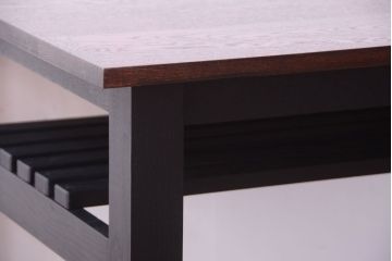 アンティーク家具　アンティーク　ペイントレッグ!古い木の大きなダイニングテーブル(作業台)(1)