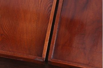 アンティーク雑貨　古民具・骨董　明治〜大正期　欅材のお膳(盆)　2客セット(1)