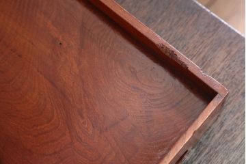 アンティーク雑貨　古民具・骨董　明治〜大正期　欅材のお膳(盆)　2客セット(1)