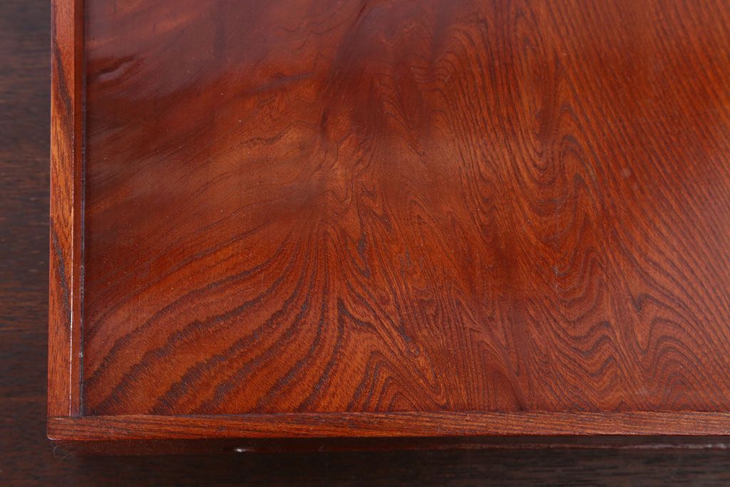 アンティーク雑貨　古民具・骨董　明治〜大正期　欅材のお膳(盆)　2客セット(1)