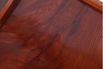 アンティーク雑貨　古民具・骨董　明治〜大正期　欅材のお膳(盆)　2客セット(1)