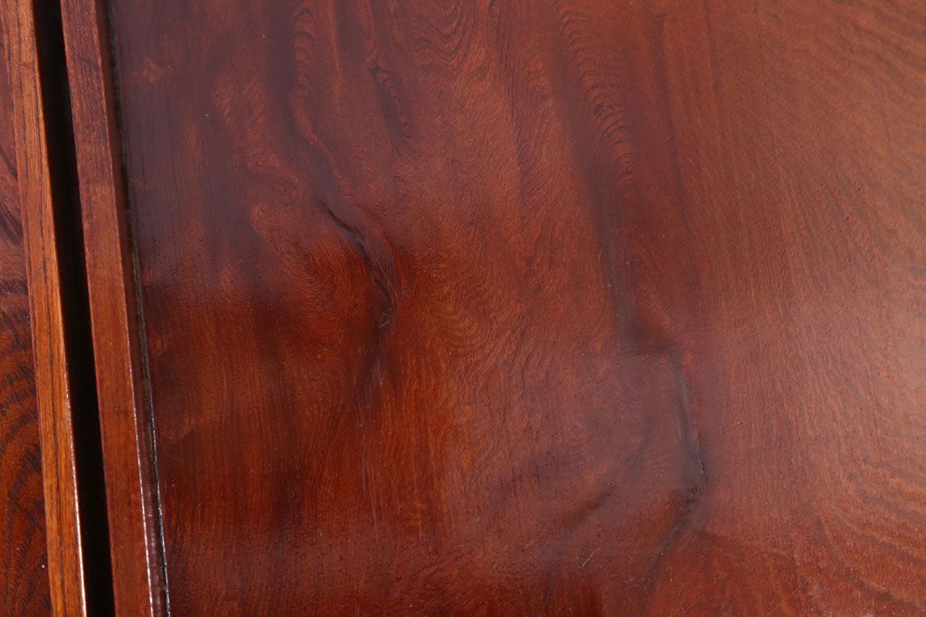 アンティーク雑貨　古民具・骨董　明治〜大正期　欅材のお膳(盆)　2客セット(1)