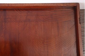 アンティーク雑貨　古民具・骨董　明治〜大正期　欅材のお膳(盆)　2客セット(1)