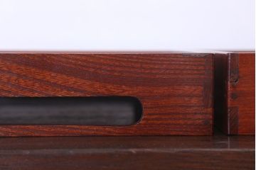 アンティーク雑貨　古民具・骨董　明治〜大正期　欅材のお膳(盆)　2客セット(1)