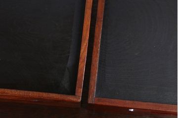 アンティーク雑貨　古民具・骨董　明治〜大正　欅材のお膳(盆)　2客セット(2)