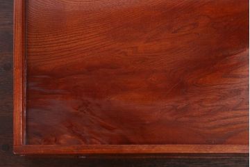 アンティーク雑貨　古民具・骨董　明治〜大正　欅材のお膳(盆)　2客セット(3)