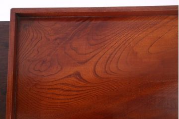 アンティーク雑貨　古民具・骨董　明治〜大正　欅材のお膳(盆)　2客セット(3)