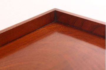 アンティーク雑貨　古民具・骨董　明治〜大正　欅材のお膳(盆)　2客セット(3)