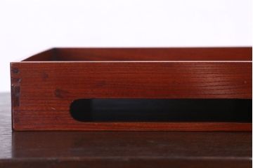 アンティーク雑貨　古民具・骨董　明治〜大正　欅材のお膳(盆)　2客セット(3)