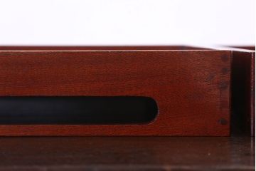 古民具・骨董　明治〜大正　欅材のお膳(盆)　2客セット(1)