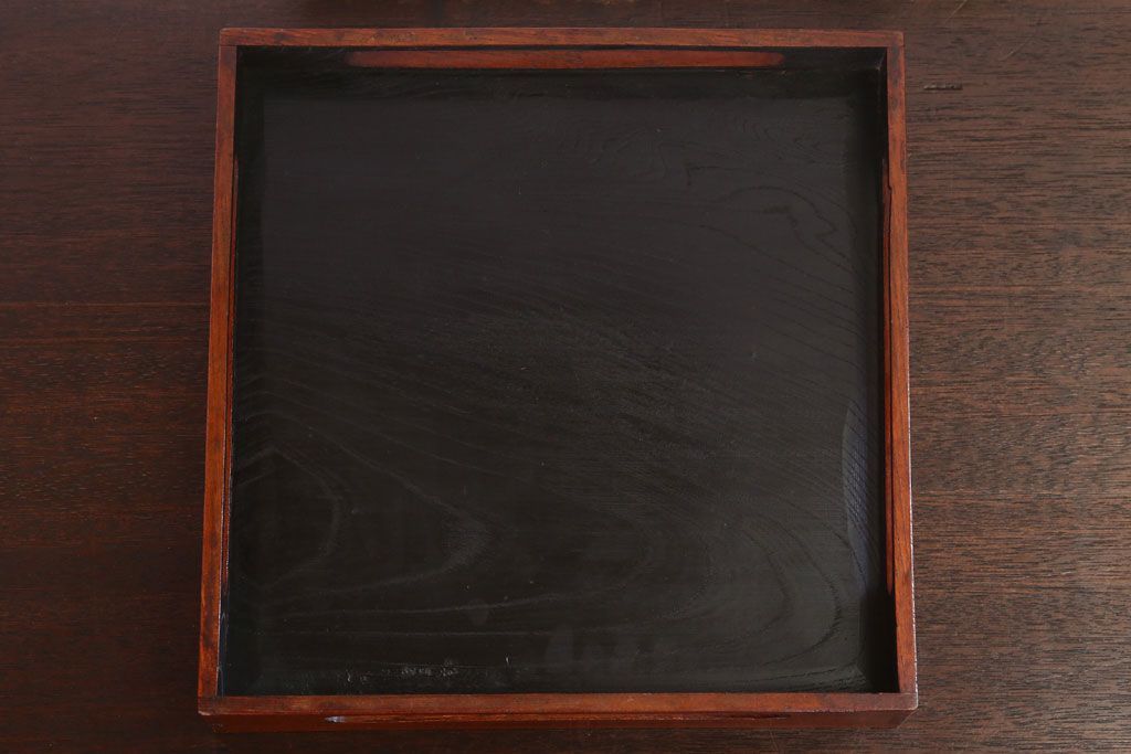 古民具・骨董　明治〜大正　欅材のお膳(盆)(1)