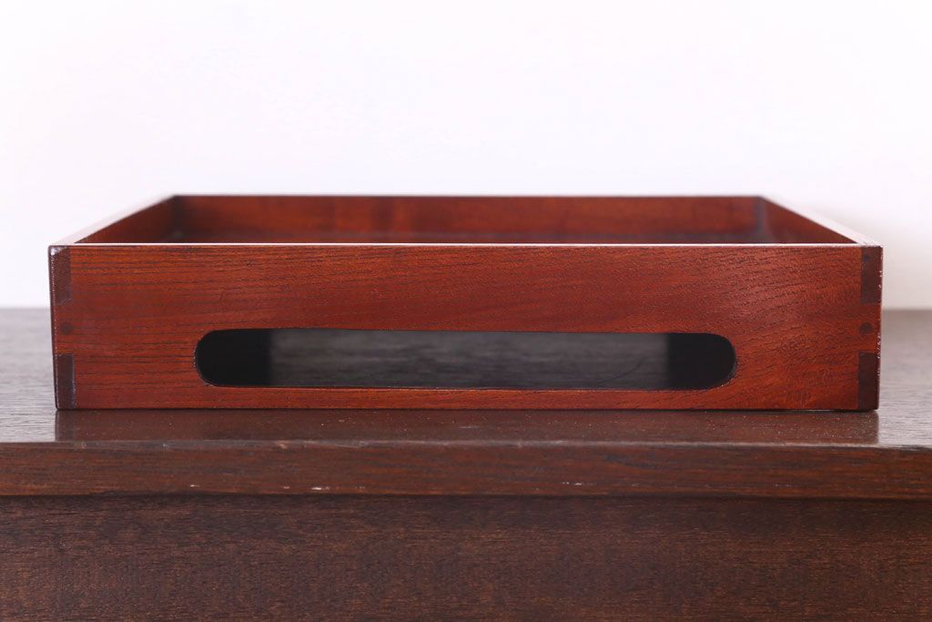 アンティーク雑貨　古民具・骨董　明治〜大正　欅材のお膳(盆)(2)