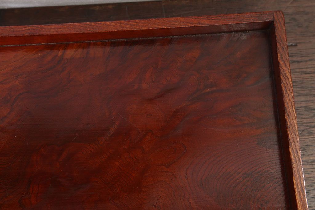 アンティーク雑貨　古民具・骨董　明治〜大正　欅材のお膳(盆)(2)