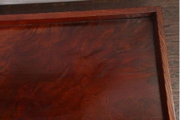 アンティーク雑貨　古民具・骨董　明治〜大正　欅材のお膳(盆)(2)