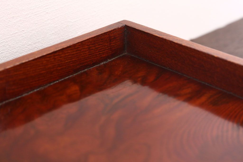 アンティーク雑貨　古民具・骨董　明治〜大正　欅材のお膳(盆)(2)