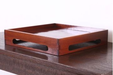 アンティーク雑貨　古民具・骨董　明治〜大正　欅材のお膳(盆)(2)