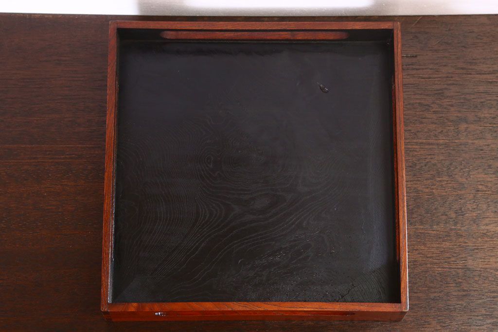 アンティーク雑貨　古民具・骨董　明治〜大正　欅材のお膳(盆)(2)