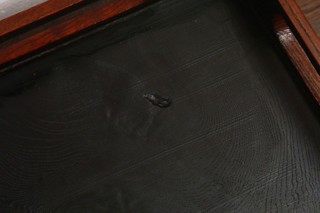 アンティーク雑貨　古民具・骨董　明治〜大正　欅材のお膳(盆)(2)