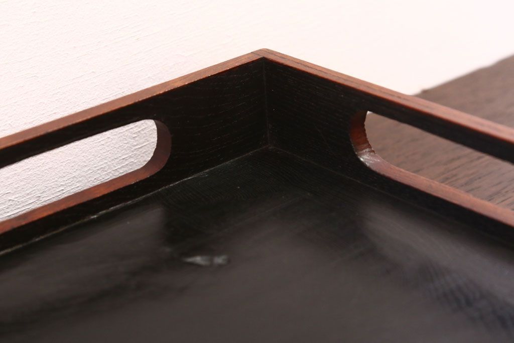 アンティーク雑貨　古民具・骨董　明治〜大正　欅材のお膳(盆)(2)