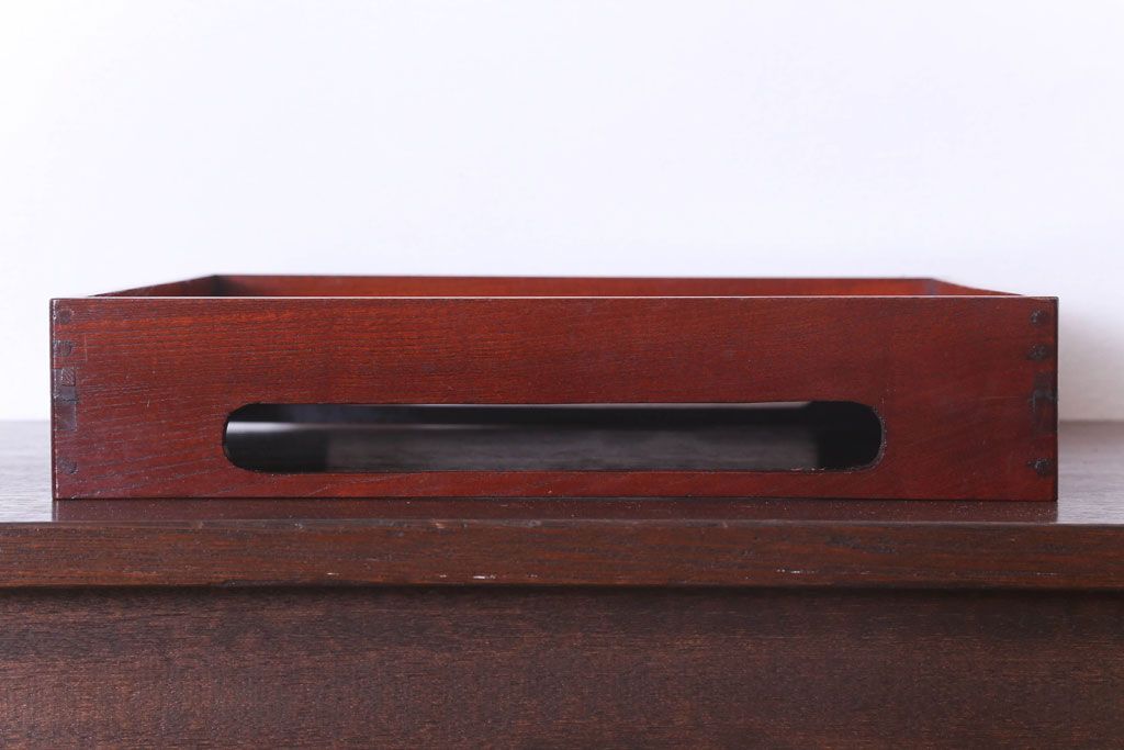 アンティーク雑貨　古民具・骨董　明治〜大正　欅材のお膳(盆)(3)