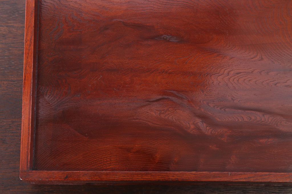 アンティーク雑貨　古民具・骨董　明治〜大正　欅材のお膳(盆)(3)