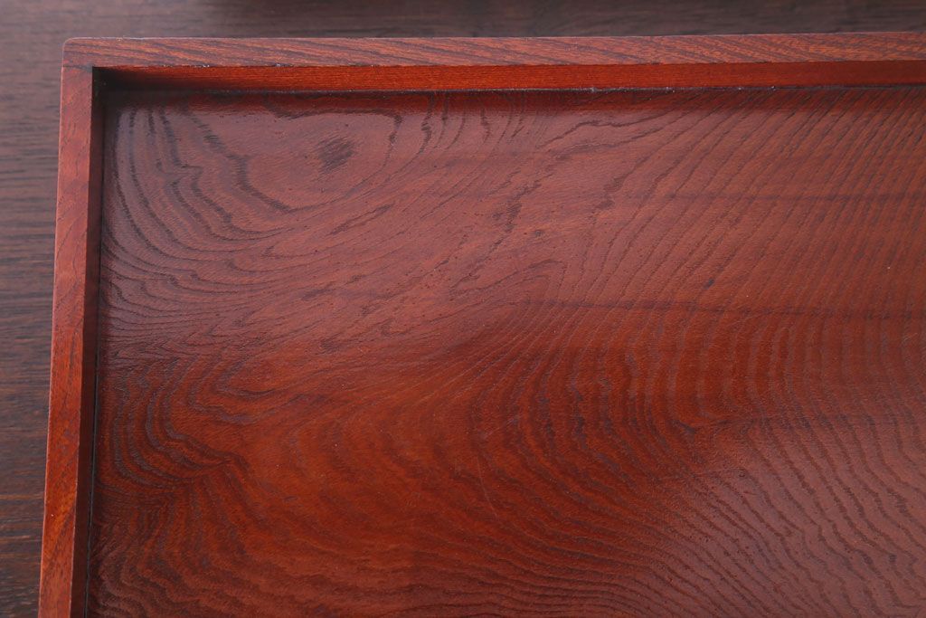 アンティーク雑貨　古民具・骨董　明治〜大正　欅材のお膳(盆)(3)