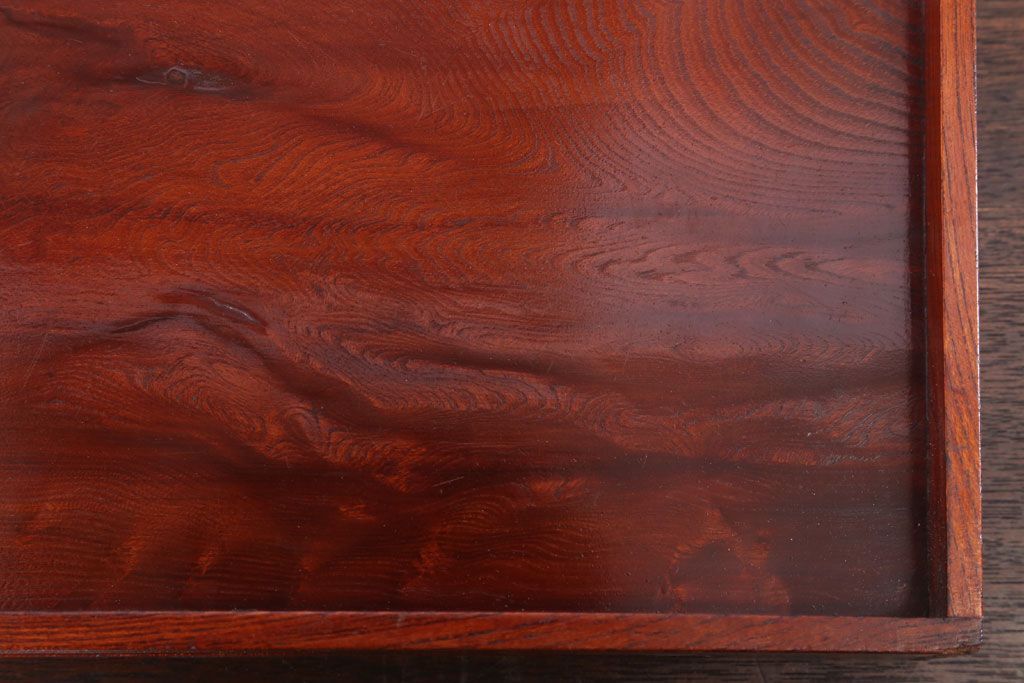 アンティーク雑貨　古民具・骨董　明治〜大正　欅材のお膳(盆)(3)