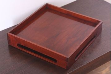 アンティーク雑貨　古民具・骨董　明治〜大正　欅材のお膳(盆)(3)