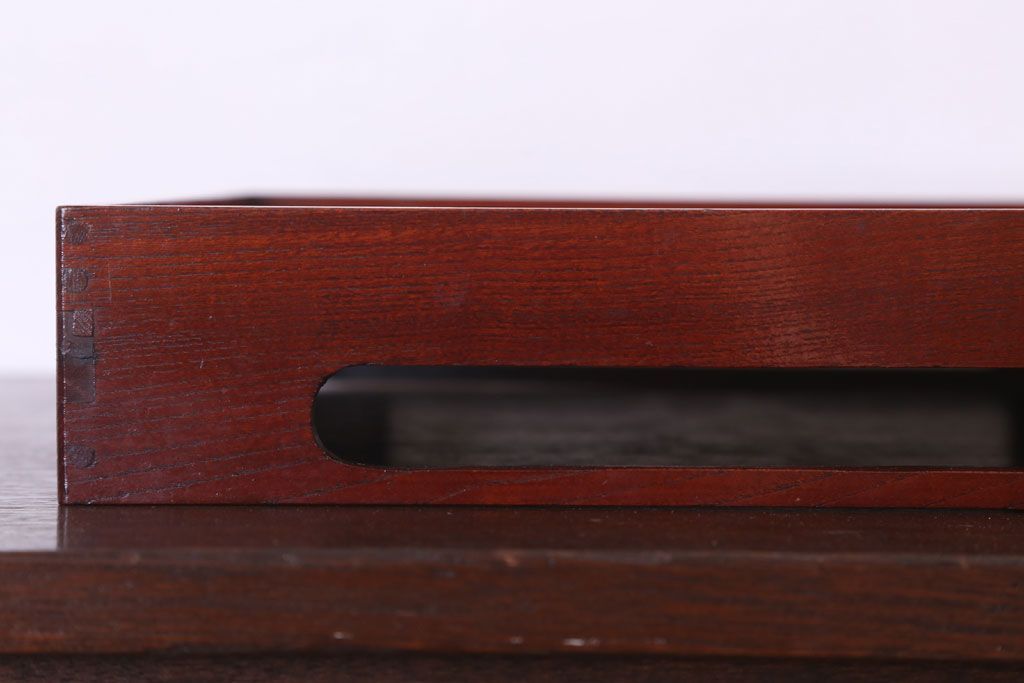 アンティーク雑貨　古民具・骨董　明治〜大正　欅材のお膳(盆)(3)