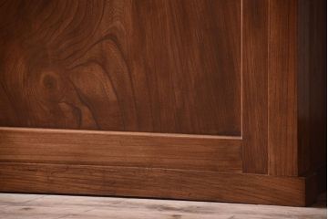 アンティーク家具　古民具・骨董　明治〜大正期　前面欅材!時代箪笥サイドボード(収納棚)