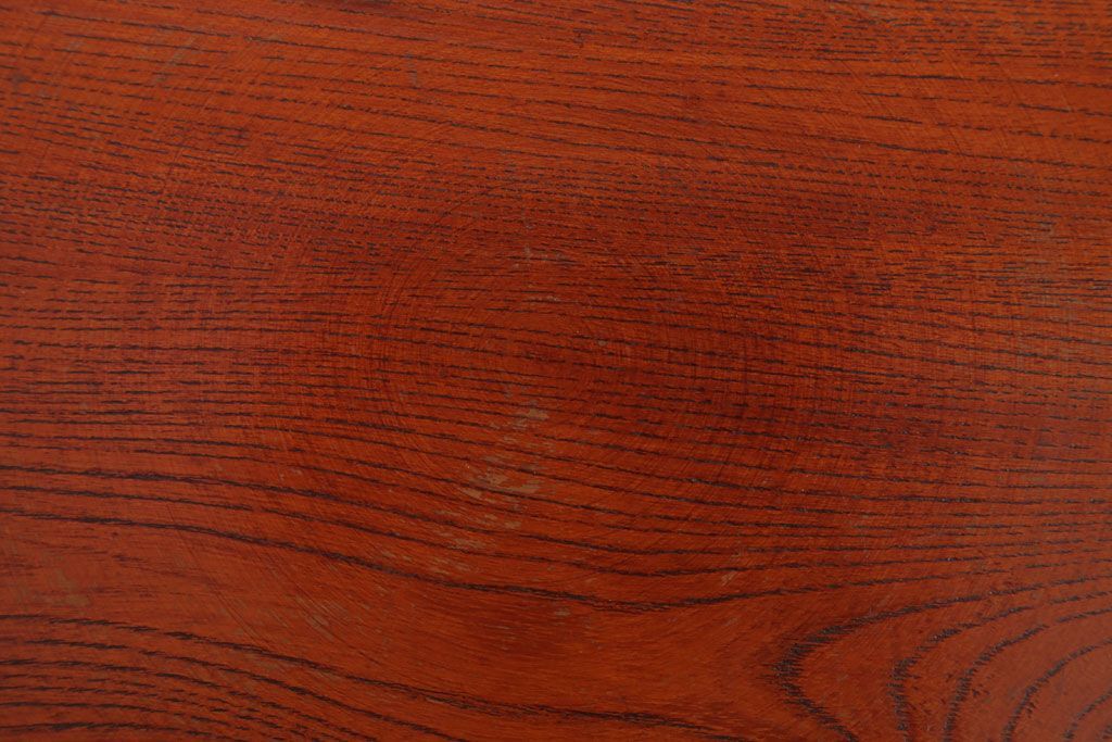 アンティーク雑貨　和製アンティーク　古い木製丸盆(2)