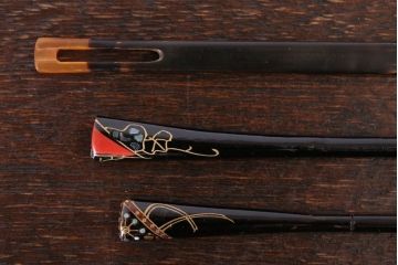 アンティーク雑貨　アンティーク　大正〜昭和　古い笄(こうがい)・簪(かんざし)など　17点セット