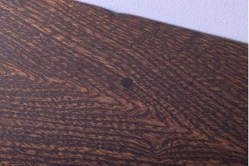 レトロ家具　昭和レトロ　古い木のシンプルな薄型平机(コンソールテーブル)