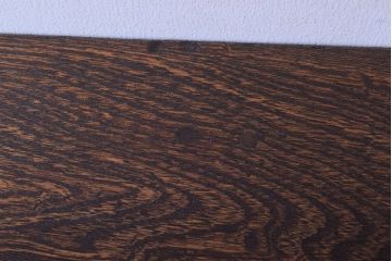 レトロ家具　昭和レトロ　古い木のシンプルな薄型平机(コンソールテーブル)