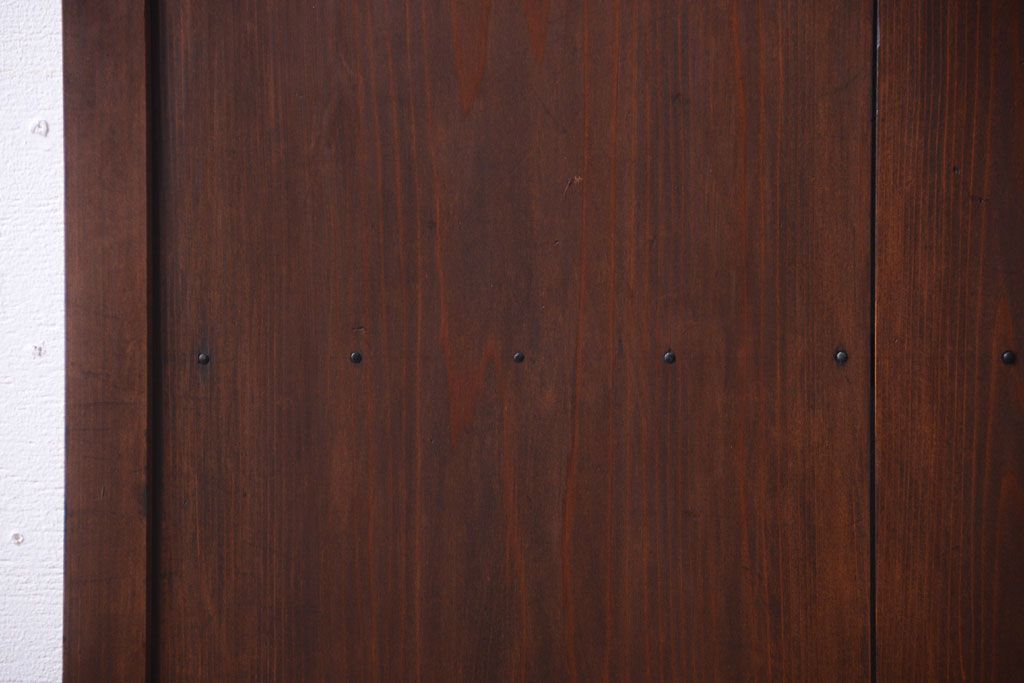 アンティーク　結霜ガラス入り!古い木製の上質なドア(扉)