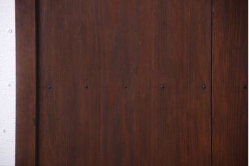 アンティーク　結霜ガラス入り!古い木製の上質なドア(扉)