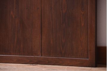 アンティーク　結霜ガラス入り!古い木製の上質なドア(扉)