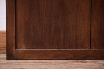 アンティーク　結霜ガラス入り!古い木製の上質なドア(扉)