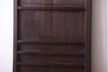 アンティーク　結霜ガラス入り!古い木製の上質なドア(扉)