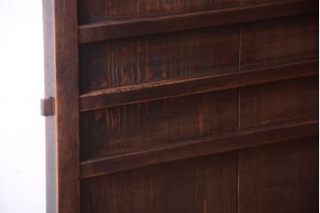 アンティーク　結霜ガラス入り!古い木製の上質なドア(扉)