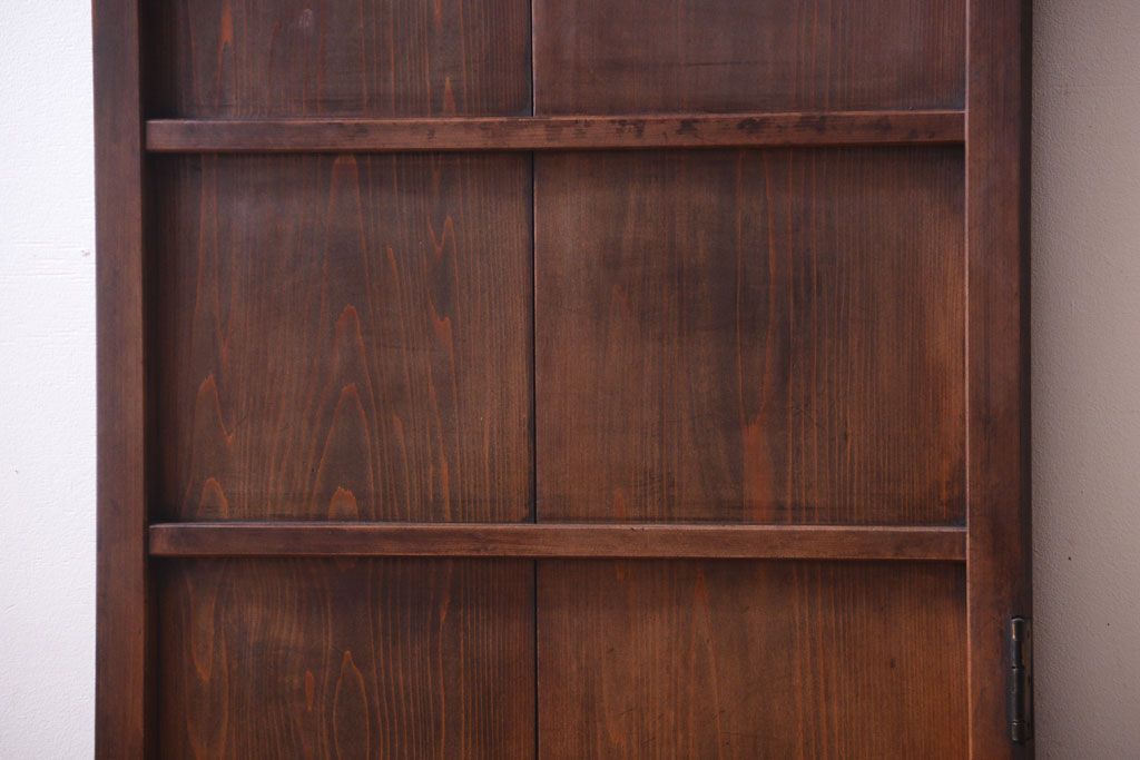 アンティーク　結霜ガラス入り!古い木製の上質なドア(扉)