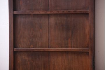 アンティーク　結霜ガラス入り!古い木製の上質なドア(扉)