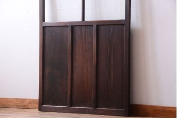 和製アンティーク　古い木の味わい深いガラス戸