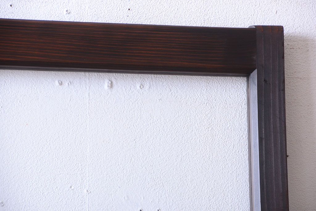 和製アンティーク　古い木の味わい深いガラス戸