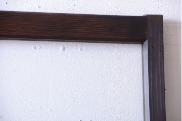 和製アンティーク　古い木の味わい深いガラス戸