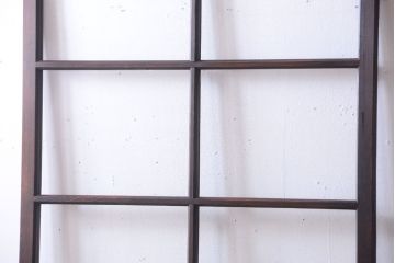 和製アンティーク　古い木の味わい深いガラス戸