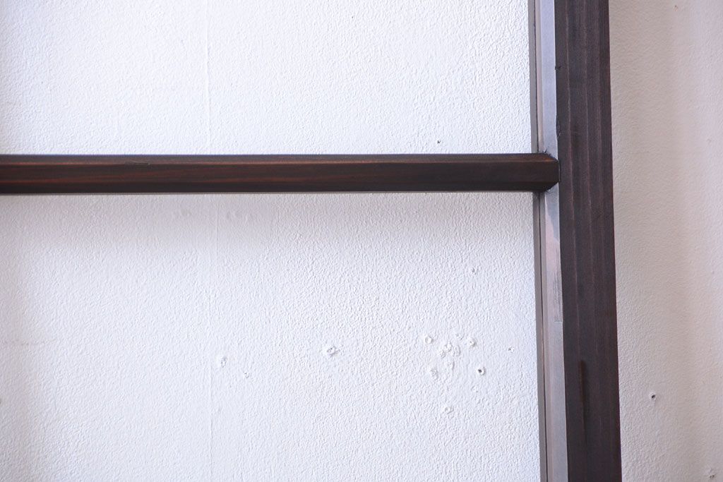 和製アンティーク　古い木の味わい深いガラス戸