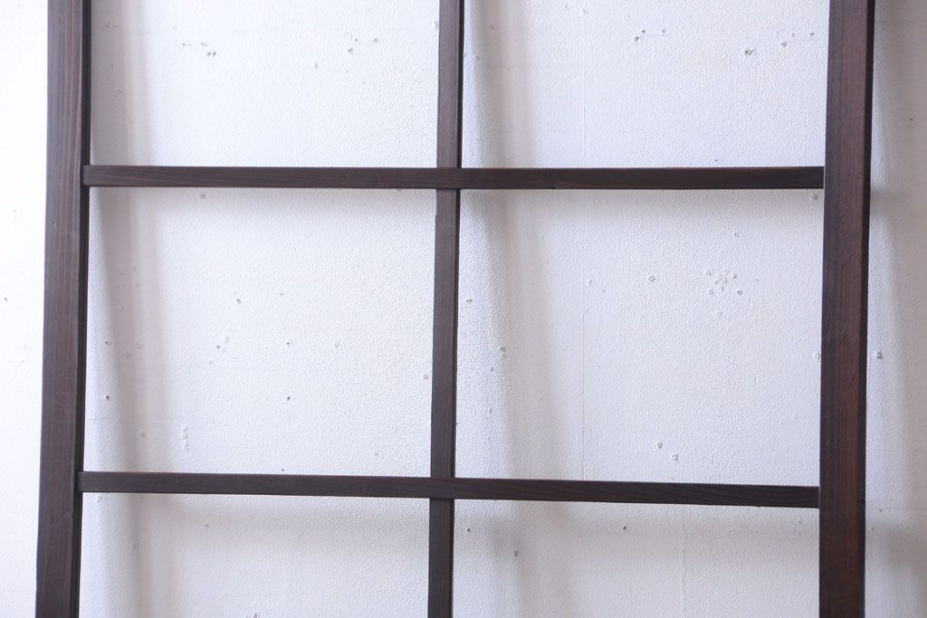 和製アンティーク　古い木の味わい深いガラス戸